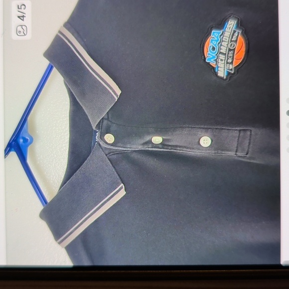 NCAA March Madness Polo Shirt with Embroidered Logo Size XL - Picture 4 of 5